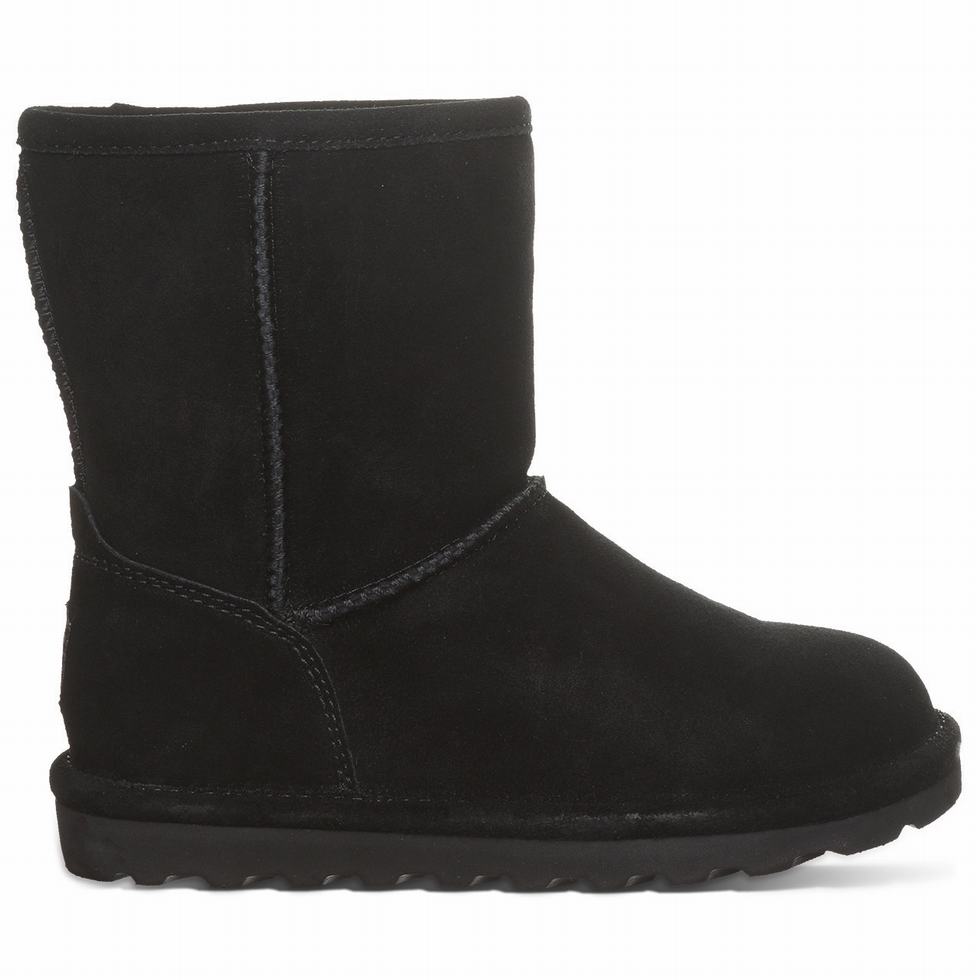 Kozaki Dziecięce Bearpaw Elle Youth Czarne | DBX9552HE