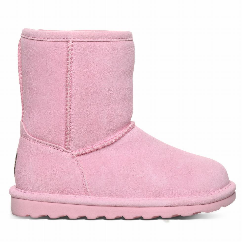 Kozaki Dziecięce Bearpaw Elle Youth Różowe | LVX5994KA