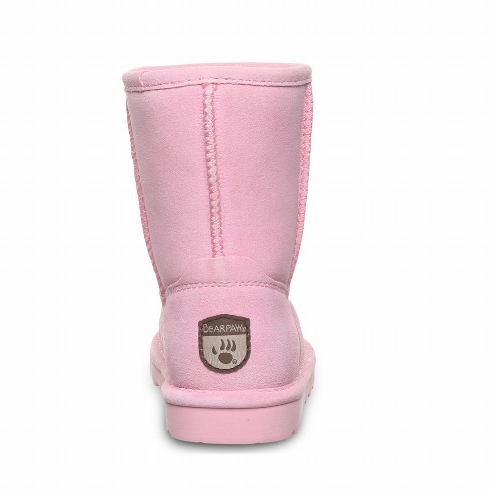 Kozaki Dziecięce Bearpaw Elle Youth Różowe | LVX5994KA