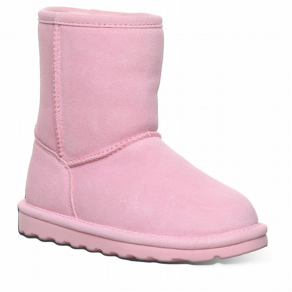 Kozaki Dziecięce Bearpaw Elle Youth Różowe | LVX5994KA