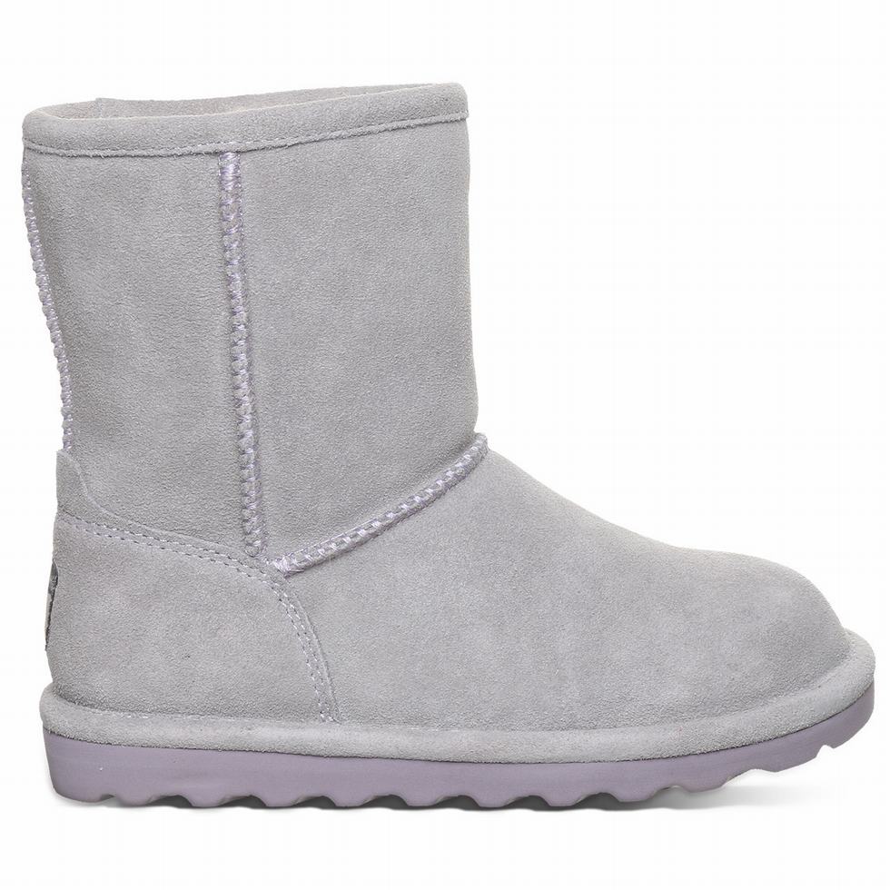 Kozaki Dziecięce Bearpaw Elle Youth Szare | PID6468SU