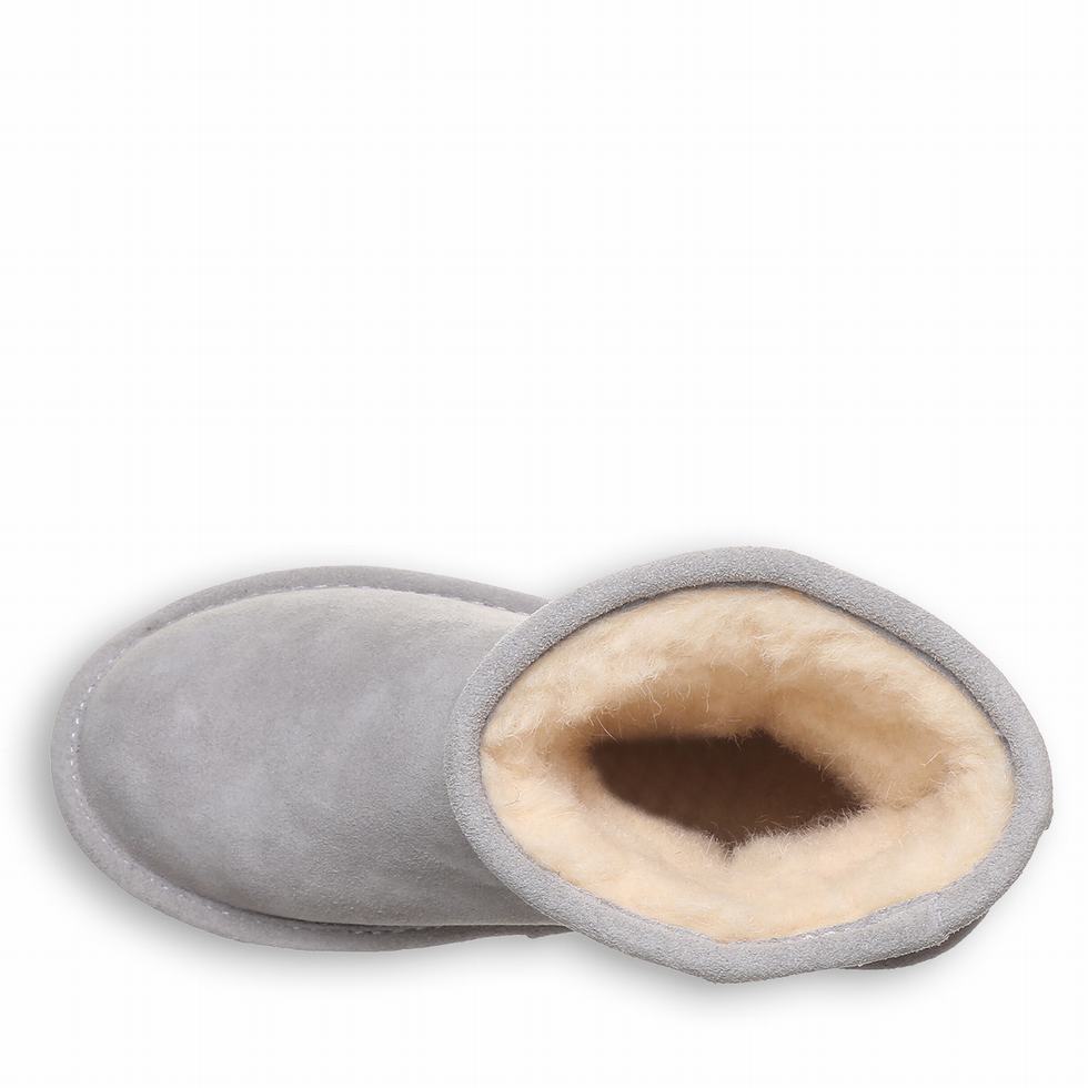 Kozaki Dziecięce Bearpaw Elle Youth Szare | PID6468SU