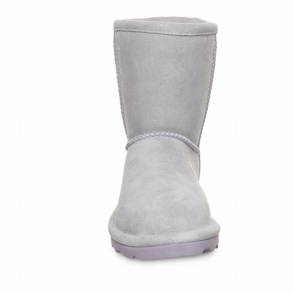 Kozaki Dziecięce Bearpaw Elle Youth Szare | PID6468SU