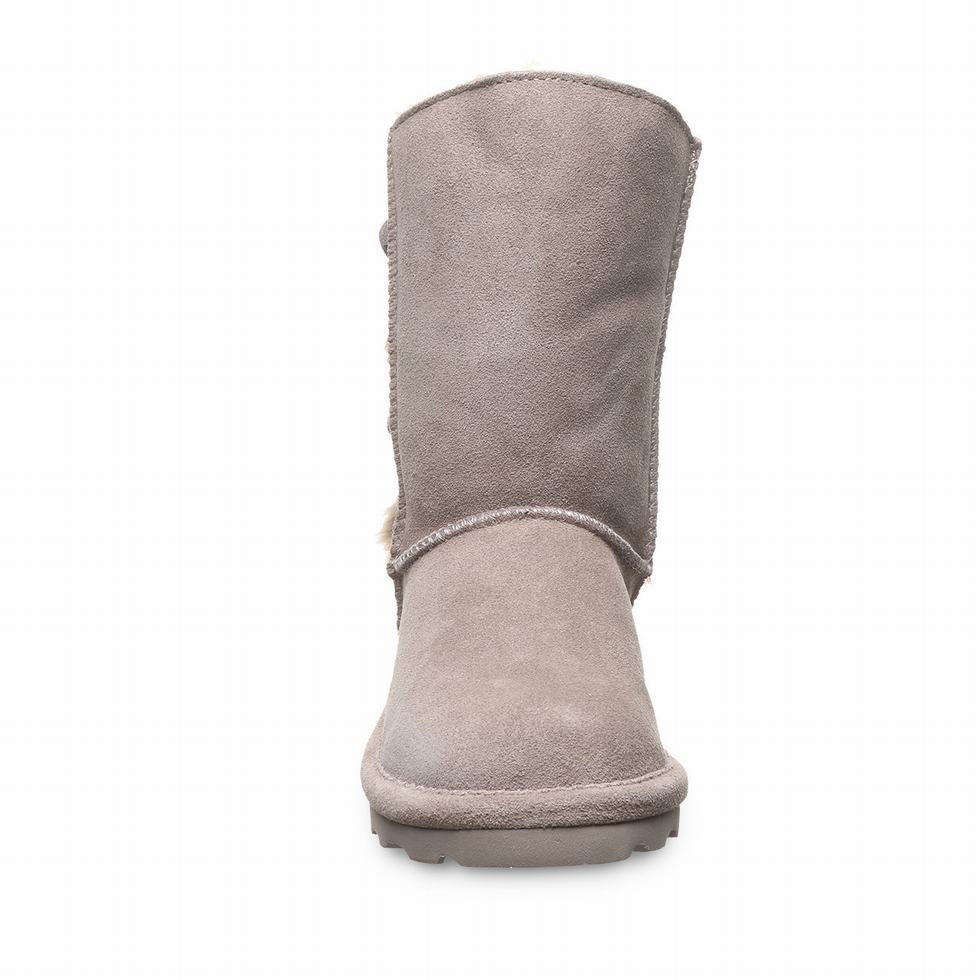 Kozaki Dziecięce Bearpaw Eloise Youth Szare | QOI664WG