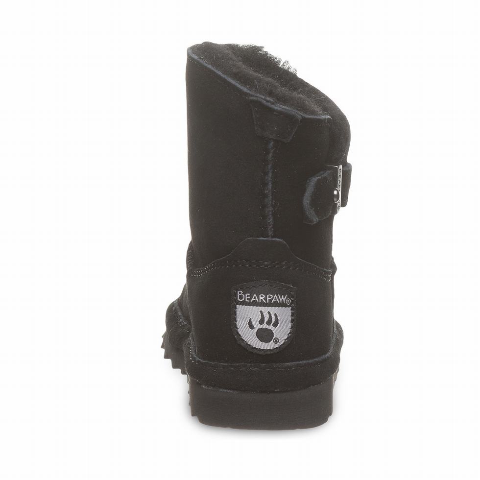 Kozaki Dziecięce Bearpaw Isabelle Toddler Czarne | XWW7749CV