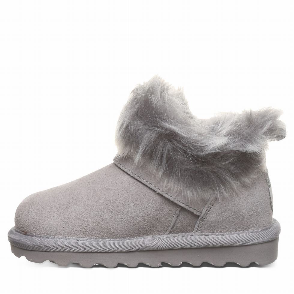 Kozaki Dziecięce Bearpaw Jasmine Toddler Szare | OUM2080LZ