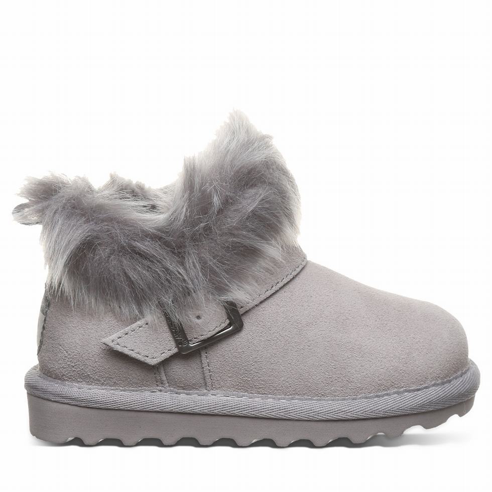 Kozaki Dziecięce Bearpaw Jasmine Toddler Szare | OUM2080LZ