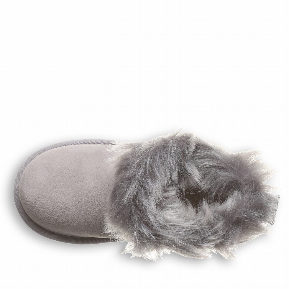 Kozaki Dziecięce Bearpaw Jasmine Toddler Szare | OUM2080LZ