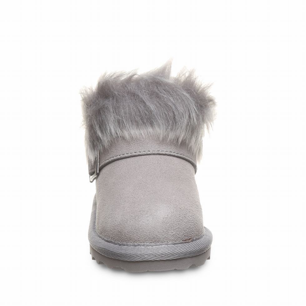 Kozaki Dziecięce Bearpaw Jasmine Toddler Szare | OUM2080LZ