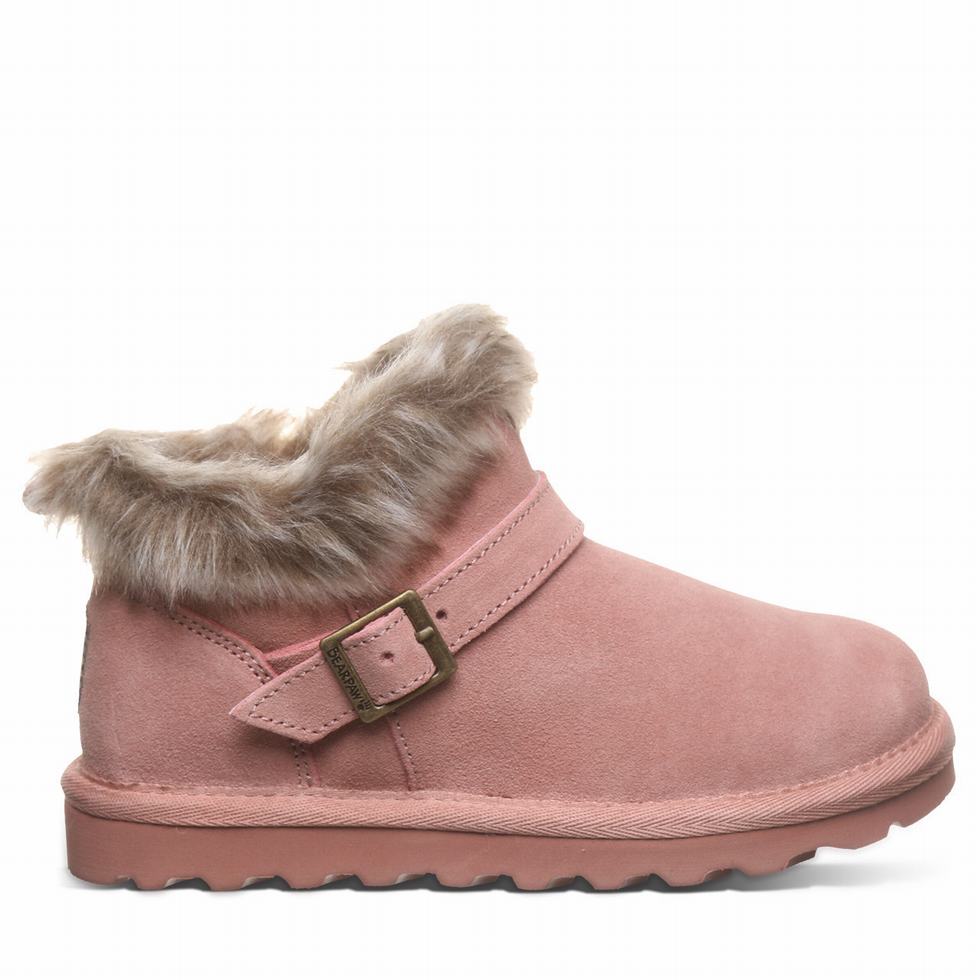 Kozaki Dziecięce Bearpaw Jasmine Youth Różowe | VSY1377VM