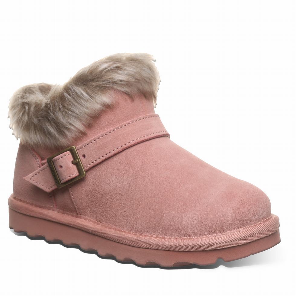 Kozaki Dziecięce Bearpaw Jasmine Youth Różowe | VSY1377VM