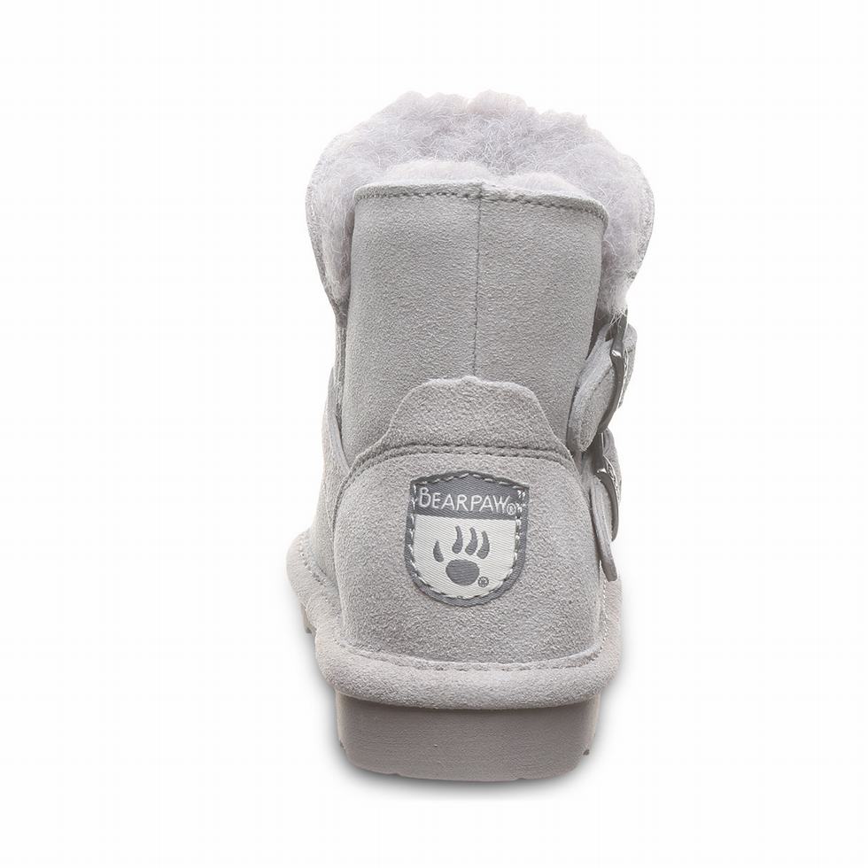 Kozaki Dziecięce Bearpaw Katya Toddler Szare | NTK6349DT