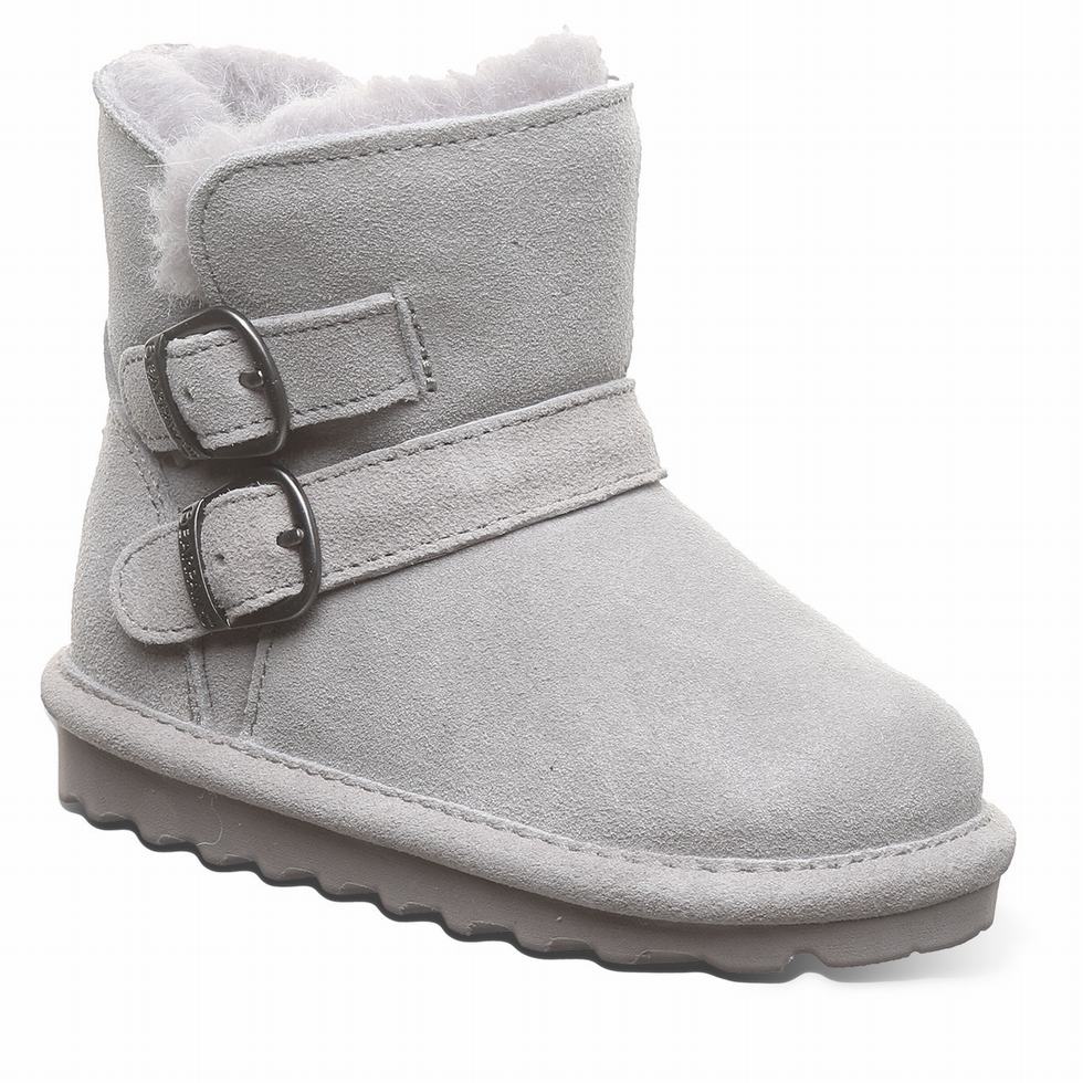 Kozaki Dziecięce Bearpaw Katya Toddler Szare | NTK6349DT