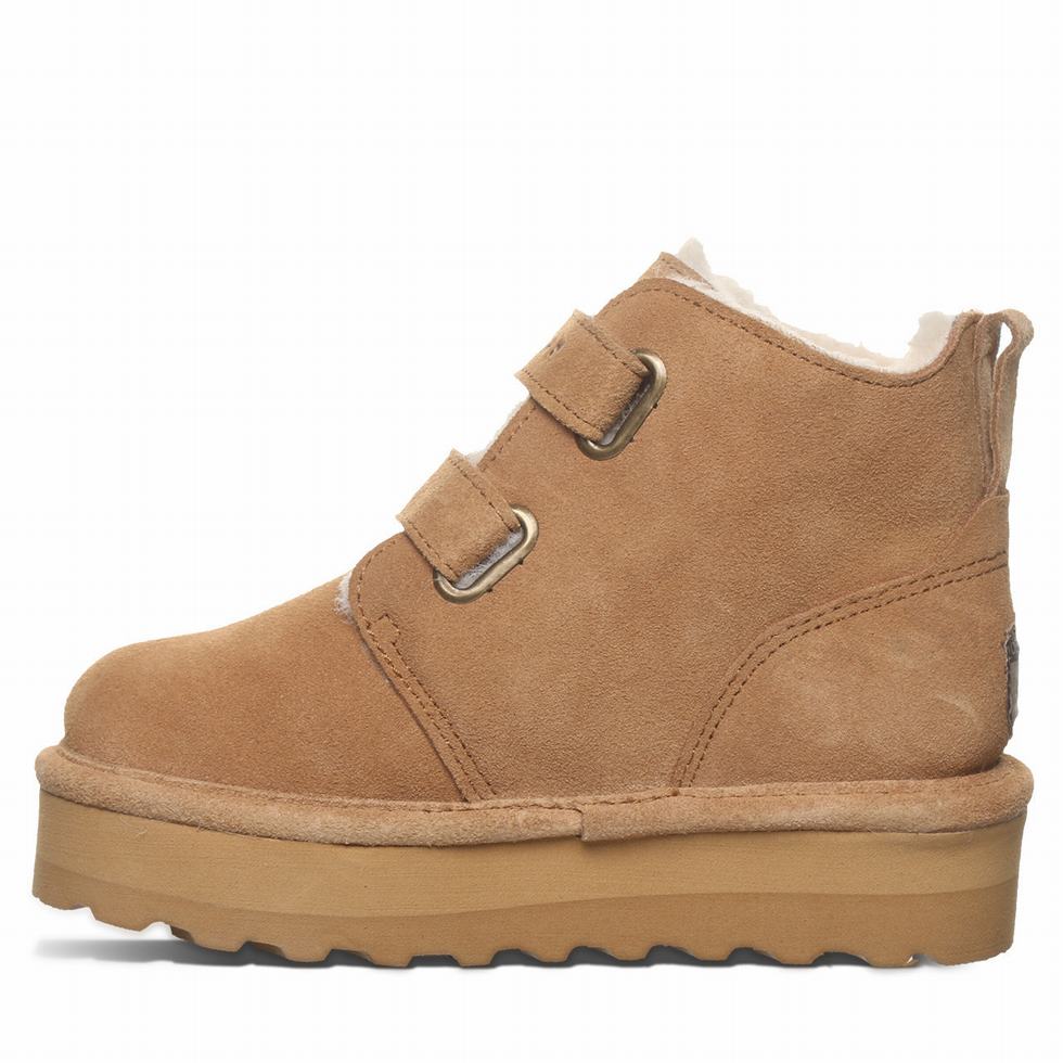 Kozaki Dziecięce Bearpaw Retro Larisa Youth Brązowe | YVG5356BE