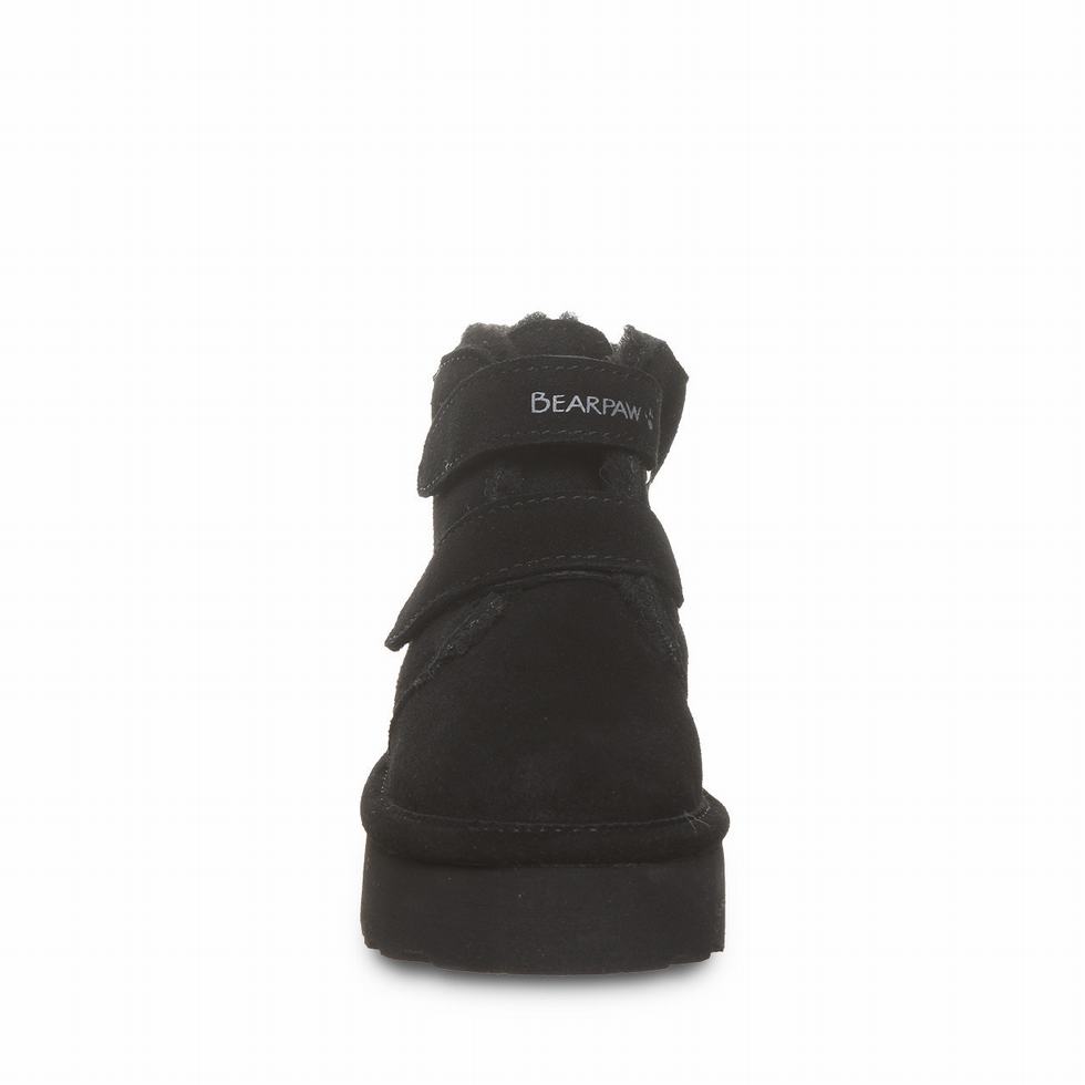 Kozaki Dziecięce Bearpaw Retro Larisa Youth Czarne | MCE5928IS