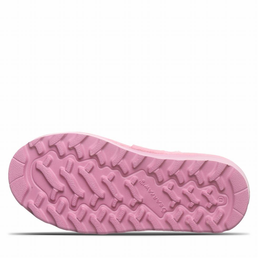 Kozaki Dziecięce Bearpaw Retro Shorty Youth Różowe | XYZ6678GF