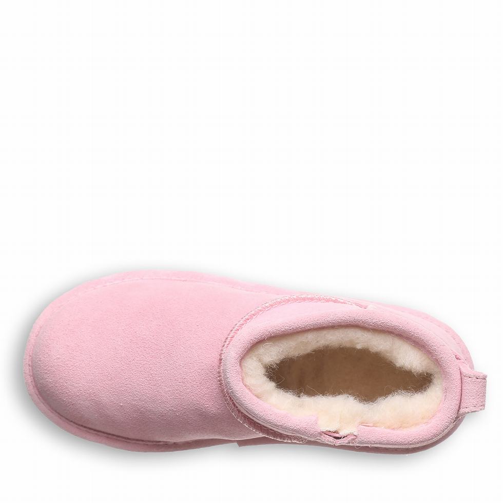 Kozaki Dziecięce Bearpaw Retro Shorty Youth Różowe | XYZ6678GF