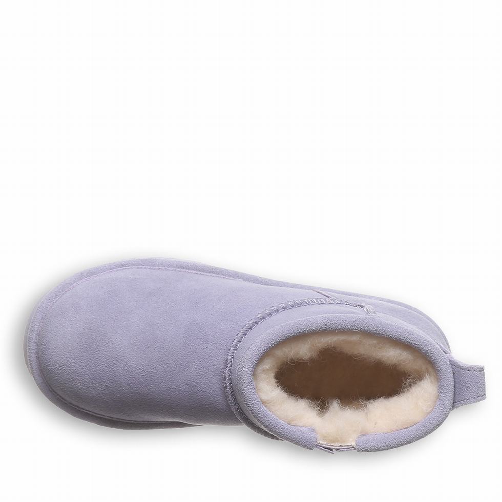 Kozaki Dziecięce Bearpaw Retro Shorty Youth Fioletowe | WIU2424LC