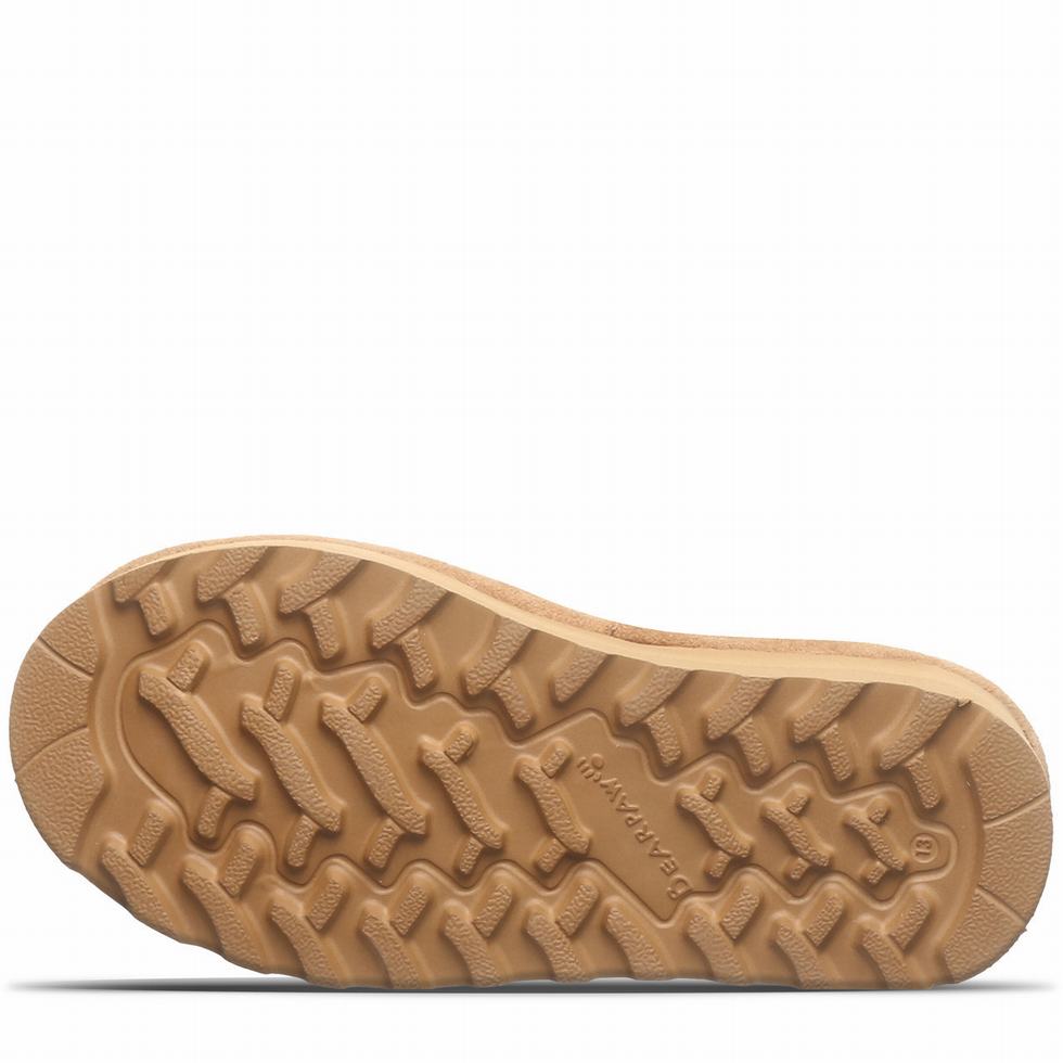 Kozaki Dziecięce Bearpaw Retro Shorty Youth Brązowe | JZQ3065SV