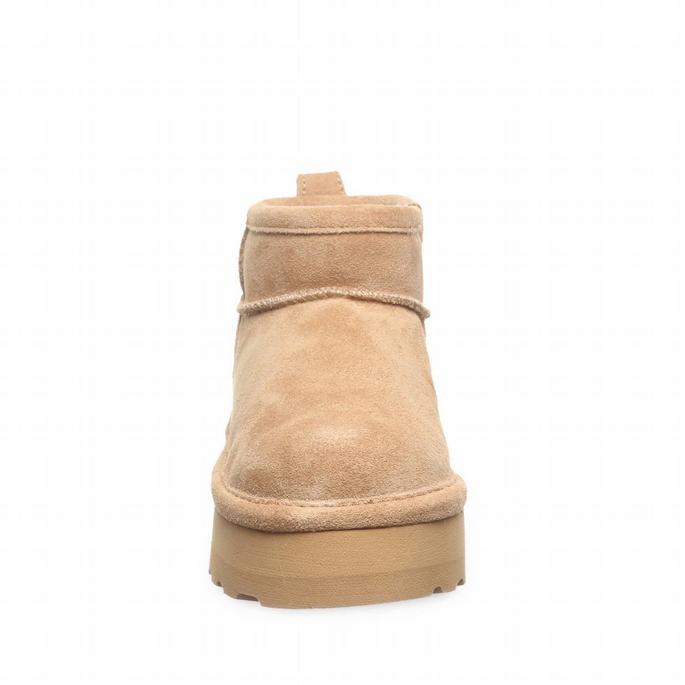 Kozaki Dziecięce Bearpaw Retro Shorty Youth Brązowe | JZQ3065SV