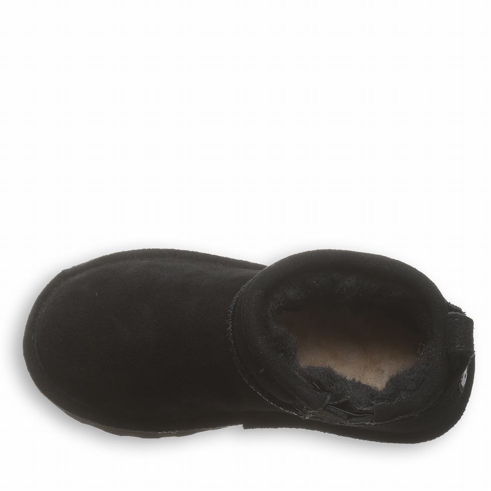 Kozaki Dziecięce Bearpaw Retro Shorty Youth Czarne | UFJ6698YU