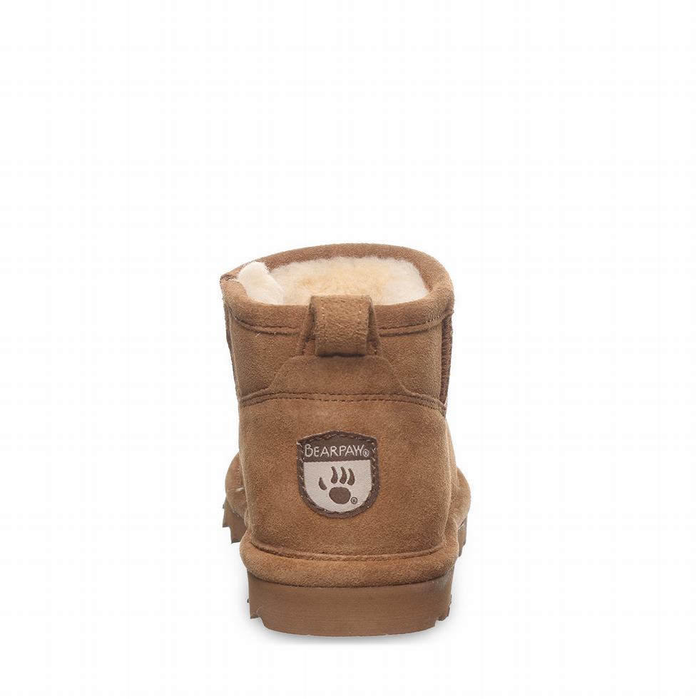 Kozaki Dziecięce Bearpaw Shorty Youth Brązowe | JUT9772NV