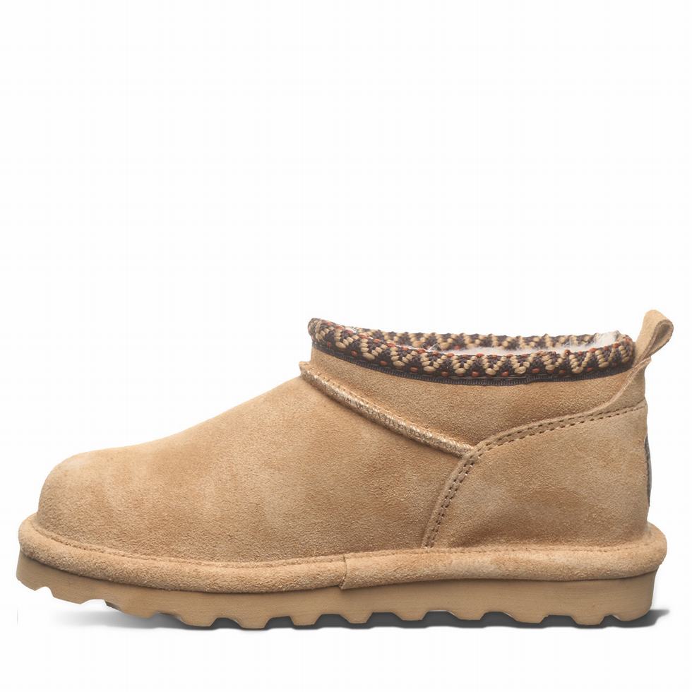 Kozaki Dziecięce Bearpaw Super Shorty Deco Youth Brązowe | HMY9233OG