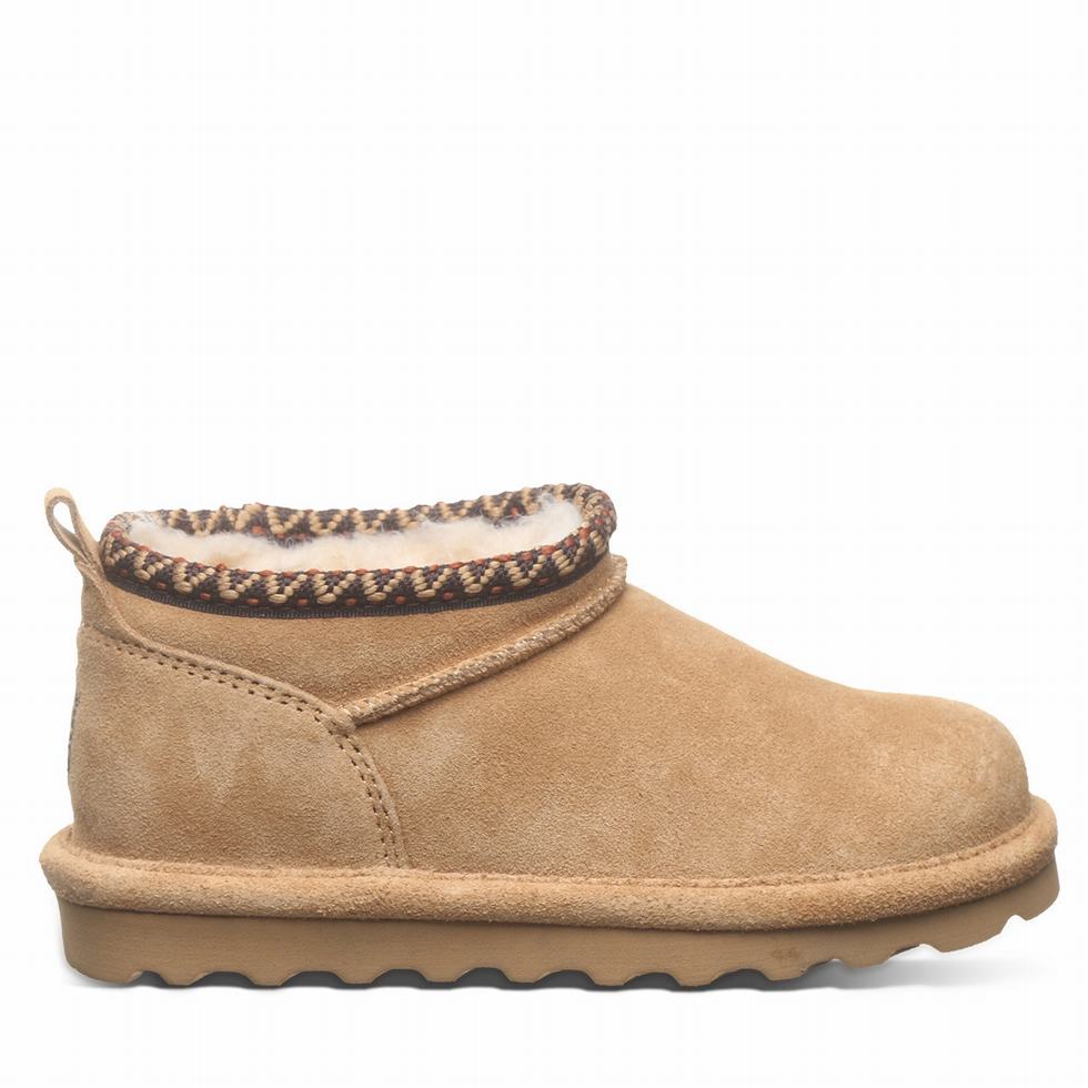 Kozaki Dziecięce Bearpaw Super Shorty Deco Youth Brązowe | HMY9233OG