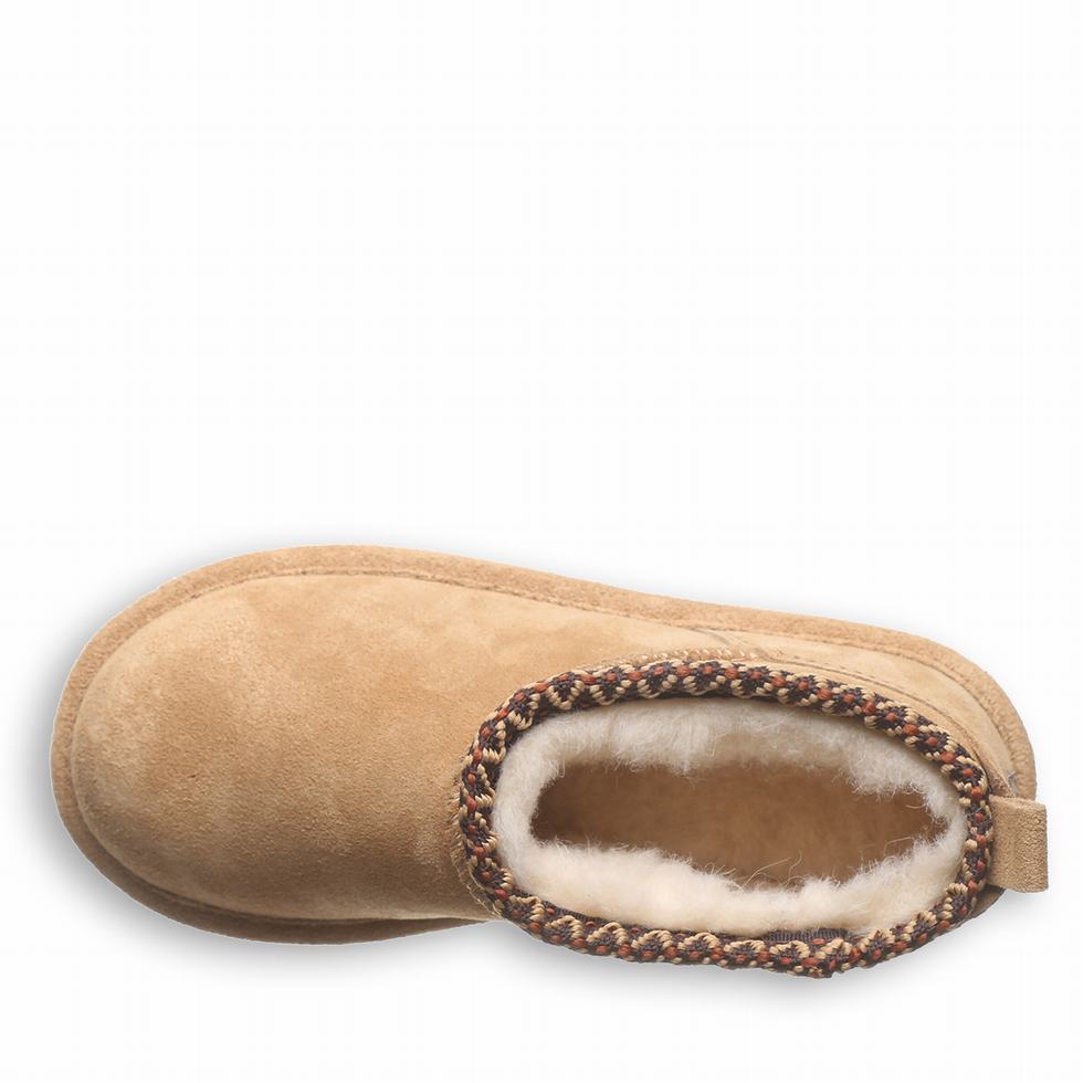 Kozaki Dziecięce Bearpaw Super Shorty Deco Youth Brązowe | HMY9233OG