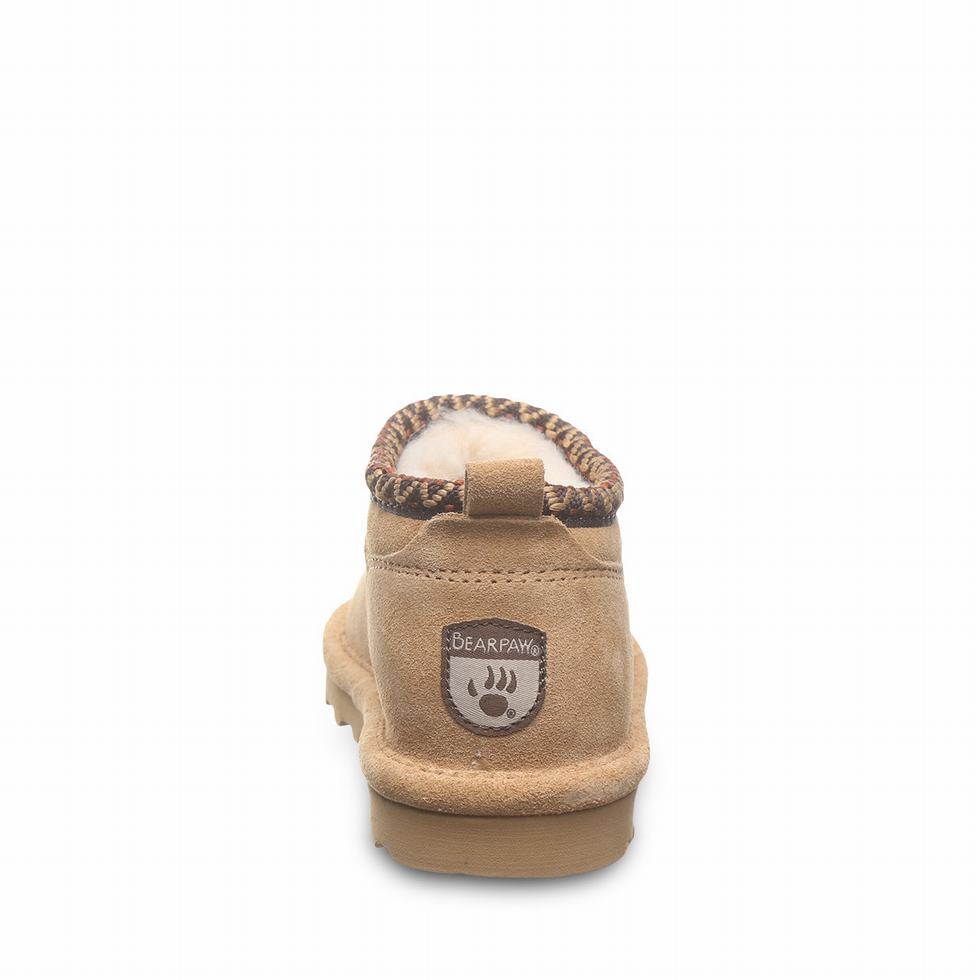 Kozaki Dziecięce Bearpaw Super Shorty Deco Youth Brązowe | HMY9233OG