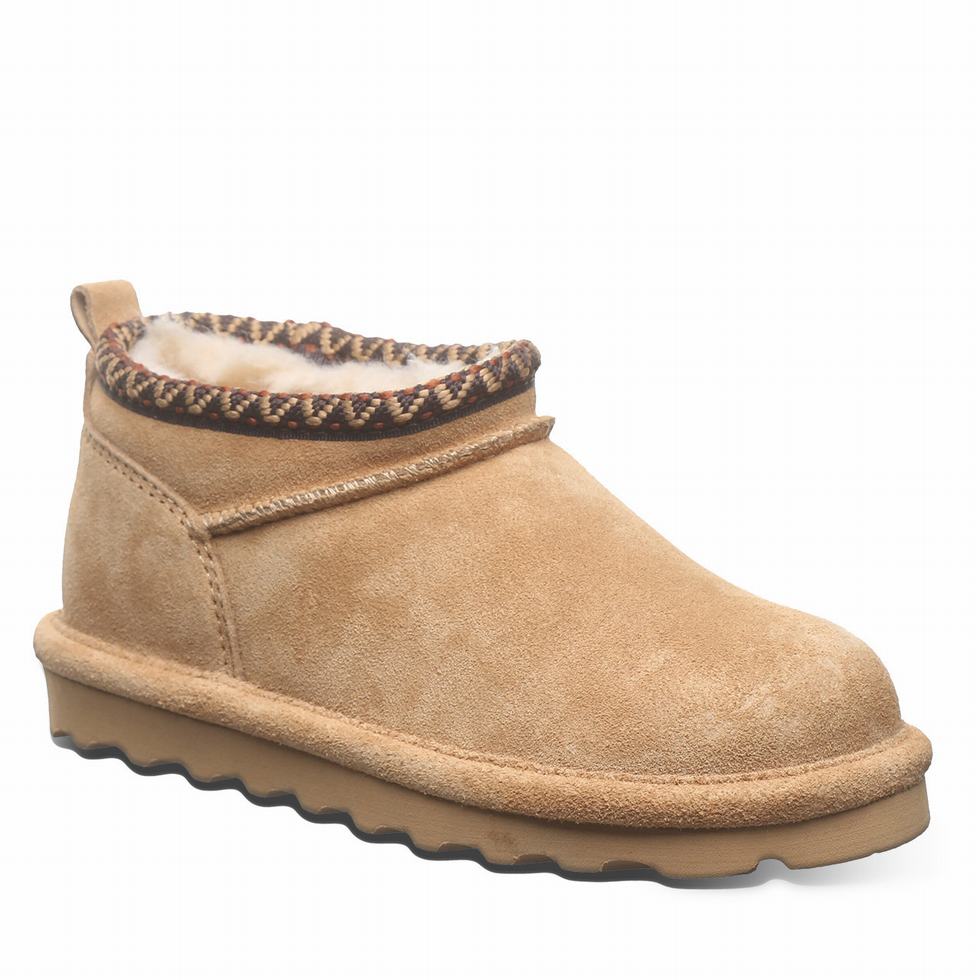 Kozaki Dziecięce Bearpaw Super Shorty Deco Youth Brązowe | HMY9233OG