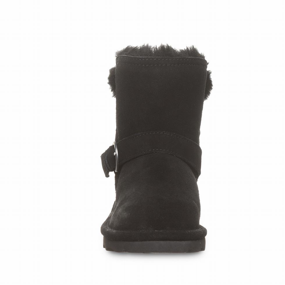 Kozaki Dziecięce Bearpaw Tallula Youth Czarne | XVV7875DU