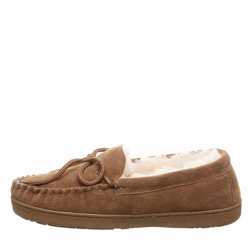 loafers Męskie Bearpaw Moc II Wide Brązowe | UFA9187CB