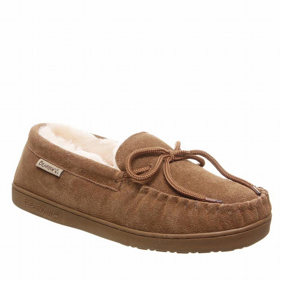 loafers Męskie Bearpaw Moc II Wide Brązowe | UFA9187CB