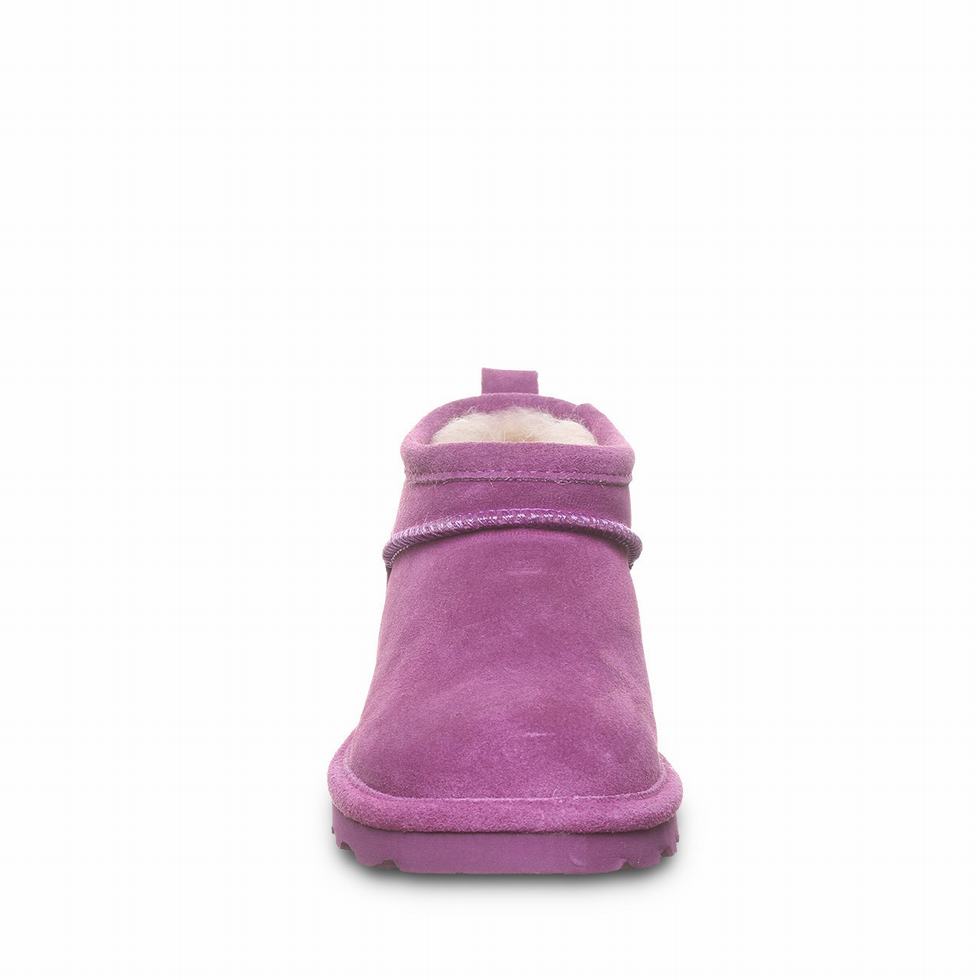 Śniegowce Damskie Bearpaw Super Shorty Fioletowe | RIZ5781UN